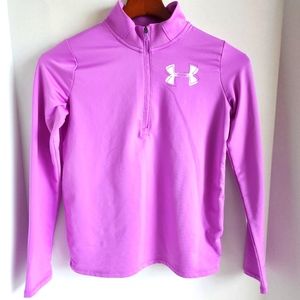 Girls sweatshirt Under Armour  size Large youth purple